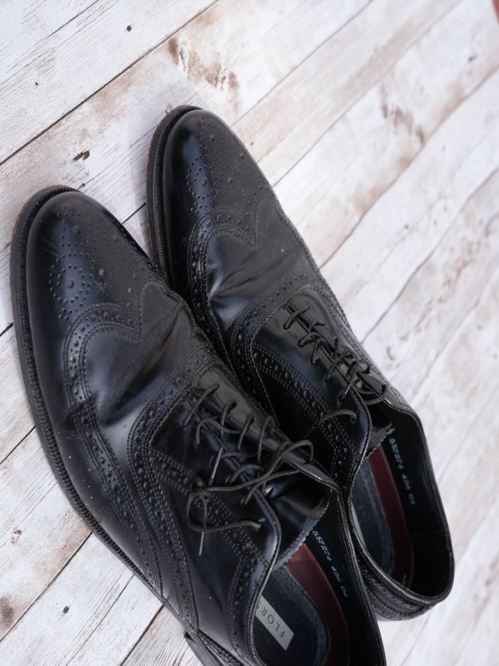 Florsheim size 10.5 Black Lexington Oxford